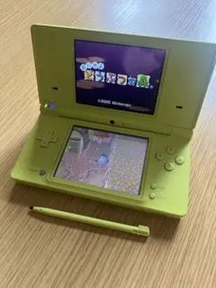 【動作確認済】Nintendo DS i ライムグリーン 本体　どうぶつの森