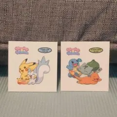 ピカチュウ＆パチリスなど ポケモンパン シール 第190弾 2枚セット