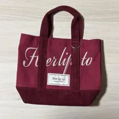 Herlipto ルミネ HLT Mini Tote ボルドーのサムネイル