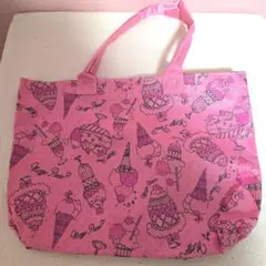 メゾピアノ 　スイーツ柄トートバッグ