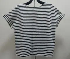 URBANRESEARCH DOORS ホワイトネイビー フレンチスリーブ