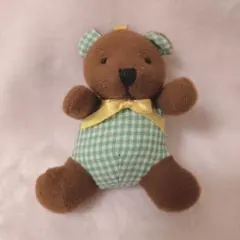 レトロ可愛いくまのマスコット