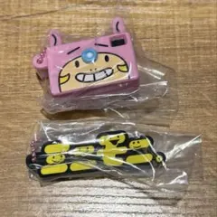 ミニモニ。ミニチュアコレクション　キーホルダー　ガチャガチャ　2つセット