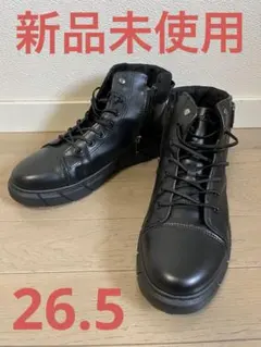 新品未使用　ブラックハイカットシューズ
