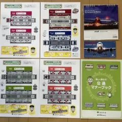 ANA JAL 2026卓上カレンダー　都営交通 都営地下鉄ペーパークラフト4種