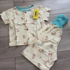 くまさん♡タグ付き 未使用 90cm 腹巻き ベビーパジャマ 動物柄