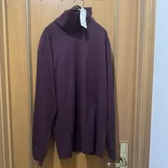 （未使用）ユニクロ　ソフトタッチタートルネックTシャツ　Mサイズ