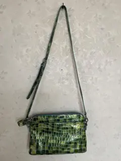 COCCO FIOREクロコダイル風ショルダーバッグ