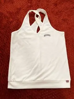 Reebok クロスストラップ タンクトップ ホワイト