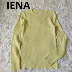 kmk様IENA イエナ 3x3リブクルーネックプルオーバー イエロー　ウール