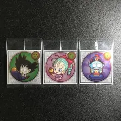 ドラゴンボール　シールウエハース15 孫悟空　ブルマ　ピラフ　龍球R