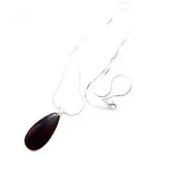 《送料無料！》アパレル店員セレクト スネークチェーンネックレス オニキス