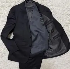 【美品】SUIT SELECT 3Pスーツセットアップ　シルク混　リバーシブルM