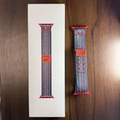 46mmケース用ブルー/レッドNikeスポーツループ