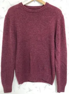 バーガンディ ニット