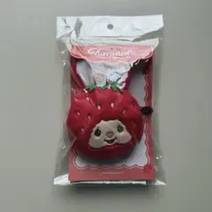 【韓国限定】モンチッチ チムたん いちごポーチ キーホルダー