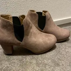 ショートブーツ ブラウン モカ