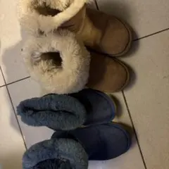 UGG ムートンブーツ ベージュ 青 2色セット