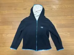 MEI 黒　フリースジャケット ボア裏地