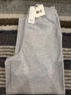 UNIQLO C スウェットワイドパンツ　グレーL