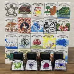【お得】ウィンザー＆ニュートン ドローイングインク 20色セット＋おまけ4個