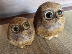 フクロウの置物　セット売り可能