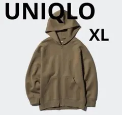 【未使用に近い】UNIQLO ドライスウェットリラックスパーカー XL