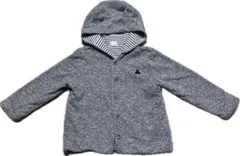 【美品】baby GAP くま耳付きパーカー 12m 70cm ギャップ