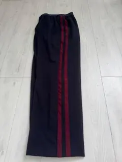 HELMUT LANG サイドライン ジャージ ブラック レッド レディース S