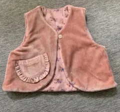 アプレレクール ピンク ベビーベスト 70 80