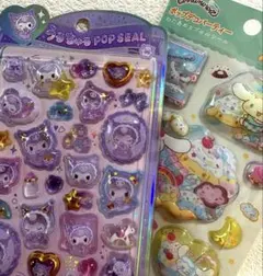 うるちゅるポップ ポップデコパーティー　わたあめカプセルシール　サンリオ　正規品