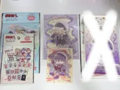 おそ松さん キャンドゥ ホログラムカード クリアカード 一松セット