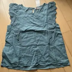 Samansa Mos2 フリルノースリーブトップス　新品