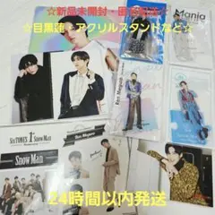 ☆新品未開封☆SnowMan 目黒蓮 アクリルスタンド フォトセット ファイル