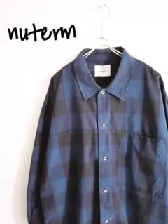 D222063 nuterm チェック ロングスリーブシャツのサムネイル