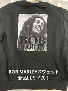 新品LL！BOB MARLEYスウェット黒ボブ・マーリー