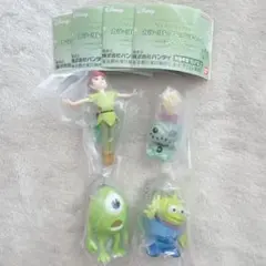 ディズニーキャラクター カラーコレクションチャーム green 全4種コンプ