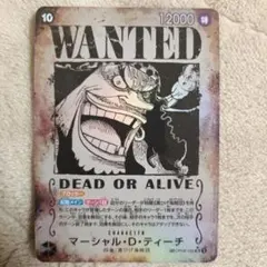 マーシャル・D・ティーチ 手配書 SP OP09-093 新たなる皇帝 黒ひげ