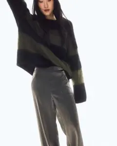 完売品 H&M グレー ワイドパンツ 38