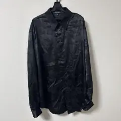 PANERO ブラック 長袖シャツ