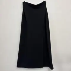 ユニクロ　ストレッチダブルフェイススリットスカート 丈標準76〜80cm