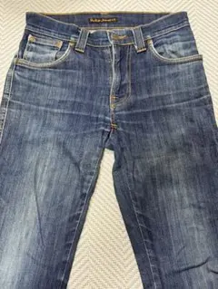 Nudie Jeans（ヌーディジーンズ）スキニーパンツ　ブルーデニム