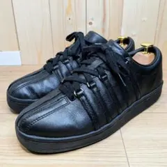 【美品】K-SWISS Classic 88 オールブラック 26cm レザーのサムネイル