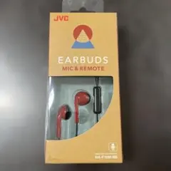 【新品未開封】JVCケンウッド　イヤホン インナーイヤー型 HA-F19M-RB