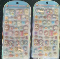 ドラえもん　コットンパフィーシール　COTTON PUFFY 2枚セット