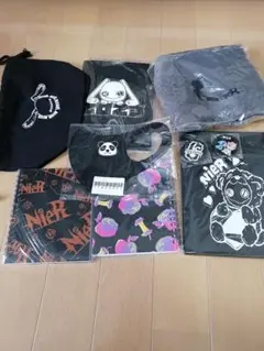 新品NieR Closing　非売品小物セット　マスク＆缶バッジ＆タオル＆ミラー