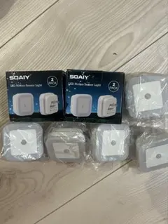 【新品未使用】SOAIY LEDモーションセンサーライト 9個セット