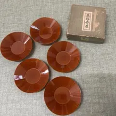 飛騨春慶 茶托 5枚セット