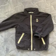 familiar ネイビードットジャンバー　100