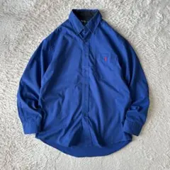ラルフローレン 90s BLAKE L/S shirt M blue